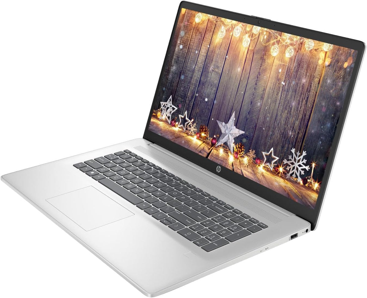 HP 17.3" Business Laptop Computer, 64GB RAM 2.2TB Storage (2TB SSD+256GB Docking Station Set), 10-Core Intel Core i5, Windows 11 Pro & Microsoft Office Included, Fingerprint Reader, PLUSERA Earphones