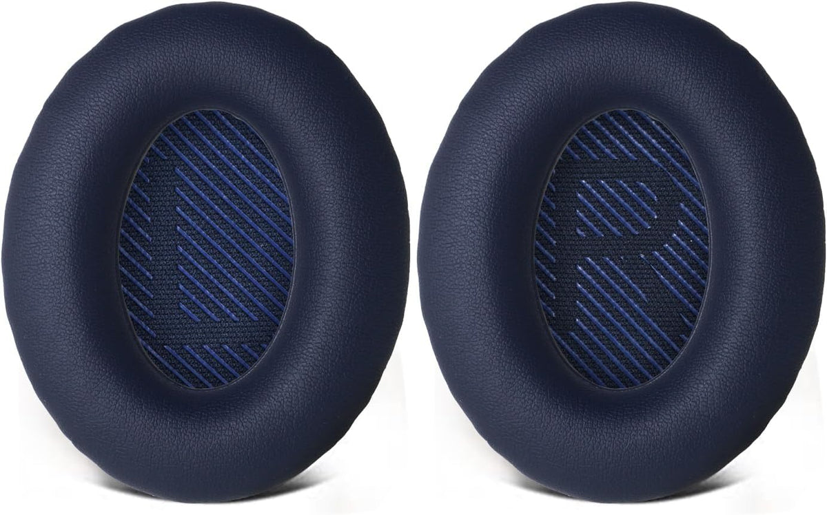 Replacement Ear Pads for Bose QuietComfort 35 35 II 15 25(qc 35 25 15/QC35 ii), Headphone Ear Covers, High Density Memory Cotton, Soft Leather, Adaptive Noise Isolation Headphones Pads Cushions