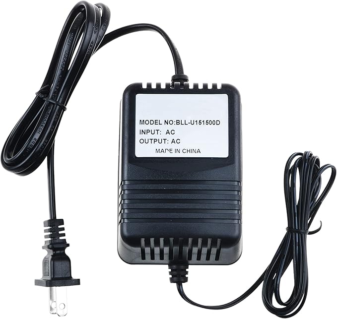 AC/AC Adapter for X Rocker XRocker 521231 Game Gaming Chair AC10V 10VAC 10V - 12V 1A - 1.2A - 2A Direct Plug-in Class 2 Transformer Power Supply Cord Charger (with AC 10-12V Output)