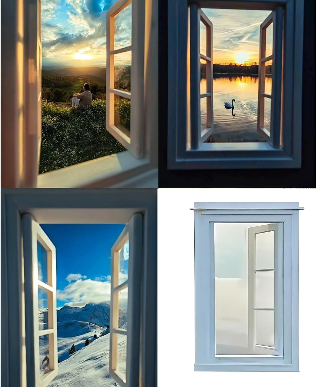 Generic Window Photo Prop | Portable Fun Picture Framing Viewfinder - Landscape Vacation Photo Props | for Outdoor