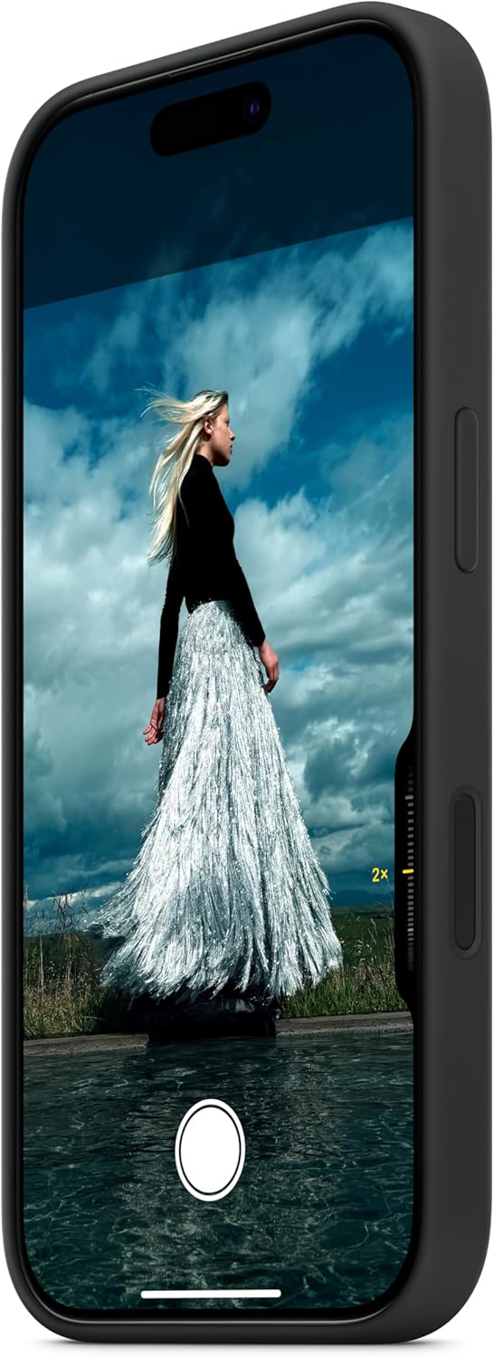 Apple iPhone 16 Pro Max Silicone Case with MagSafe and Camera Control: Lightweight Phone Case, Wireless Charging Compatible, Smooth Matte Finish; Peony