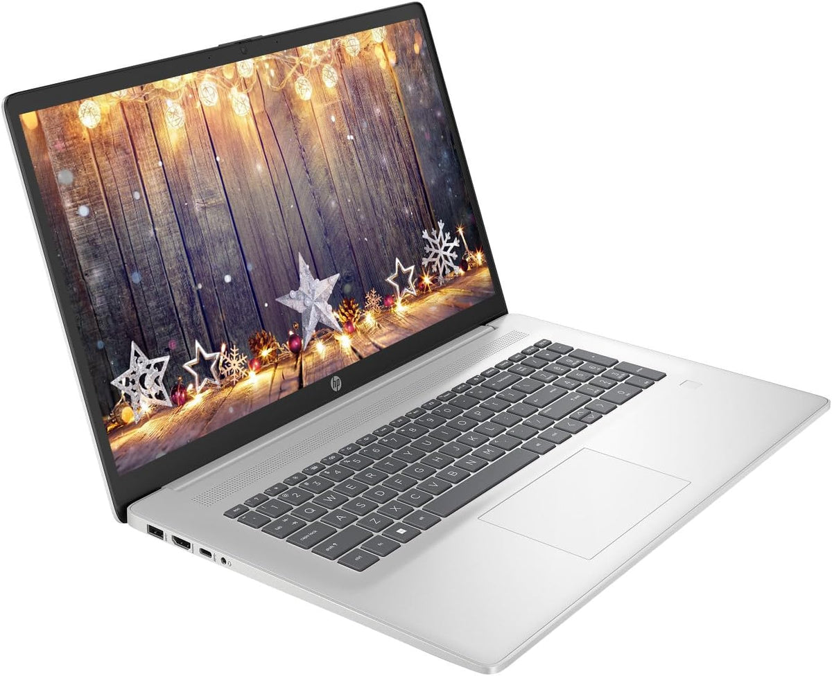 HP 17.3" Business Laptop Computer, 64GB RAM 2.2TB Storage (2TB SSD+256GB Docking Station Set), 10-Core Intel Core i5, Windows 11 Pro & Microsoft Office Included, Fingerprint Reader, PLUSERA Earphones