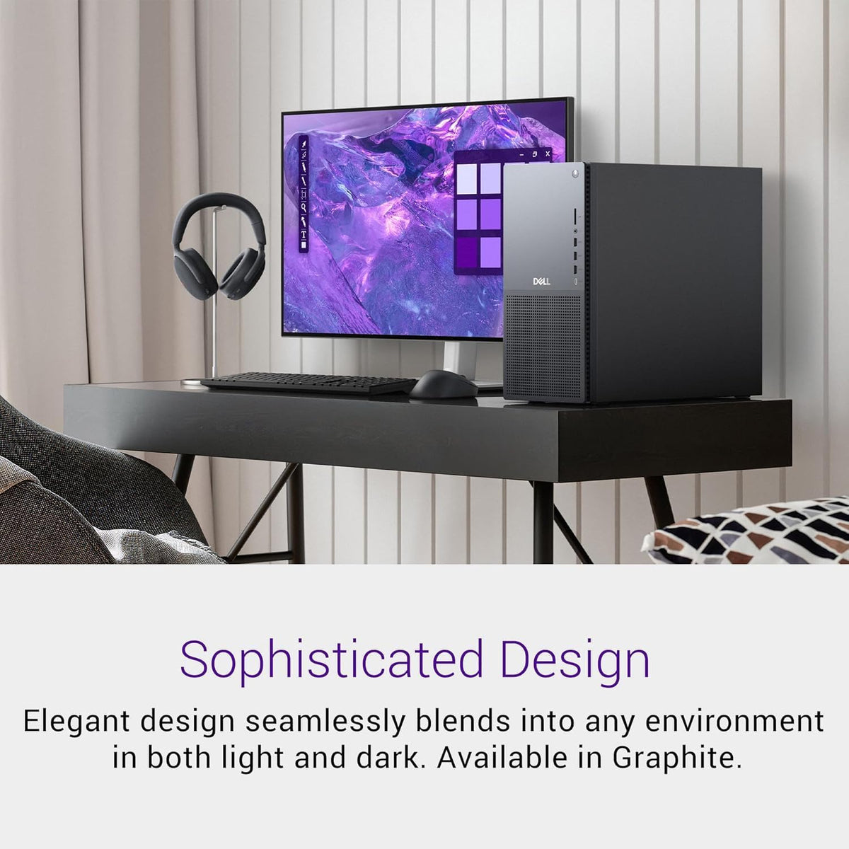 Dell Tower Plus EBT2250 Desktop Computer - Series 2 Intel Core Ultra 9 285 24-Core Processor up to 5.6 GHz, 16GB DDR5 RAM, 8TB NVMe SSD, NVIDIA GeForce RTX 4060 8GB GDDR6, Windows 11 Pro, Graphite
