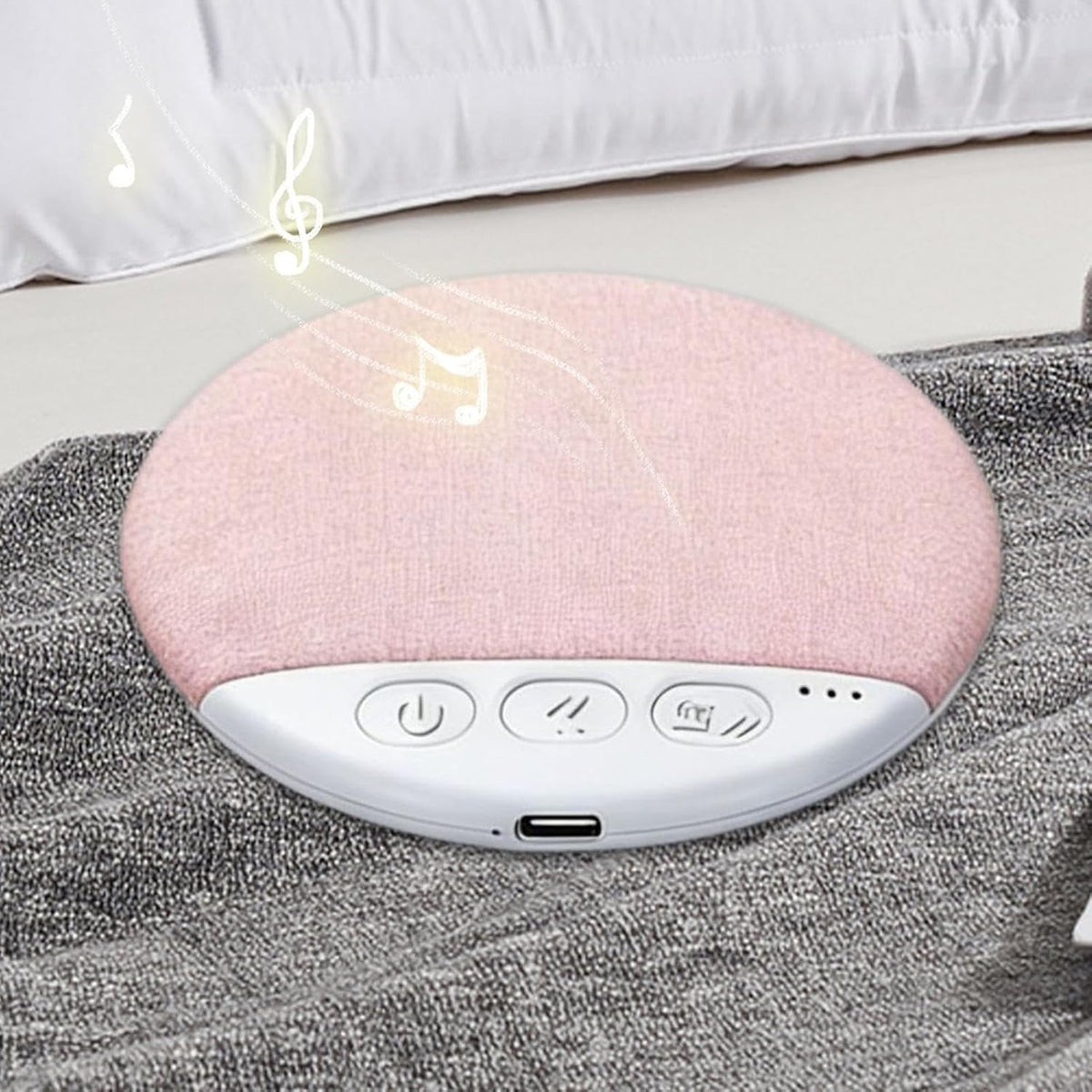 Generic Immersive 250mah, Bluetoot-h Pillow Speaker, Audio Privacy, Mini Speaker Under Pillow, White Noise Machine