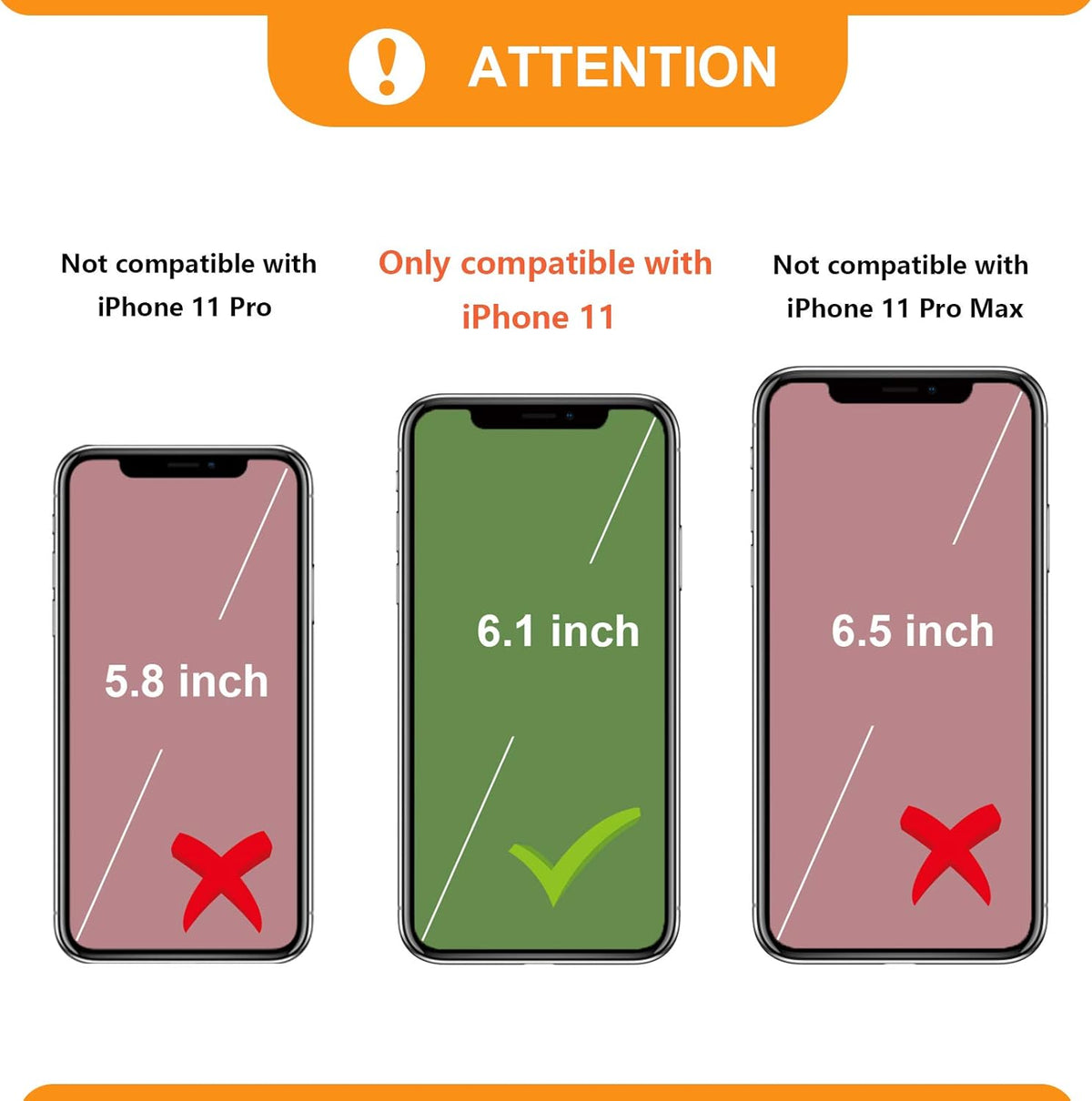 Bocasal Crossbody Wallet Case for iPhone 11 with Card Holder,Zipper Card Slot Protector Shockproof Purse Cover with Removable Cross Body Strap 6.1 Inch(Red)