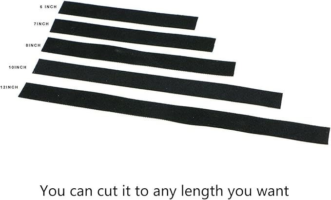 Saisn Reusable Fastening Tape Cable Ties 3/4 Inch Double Side Hook Roll (5 Yard, Blue)