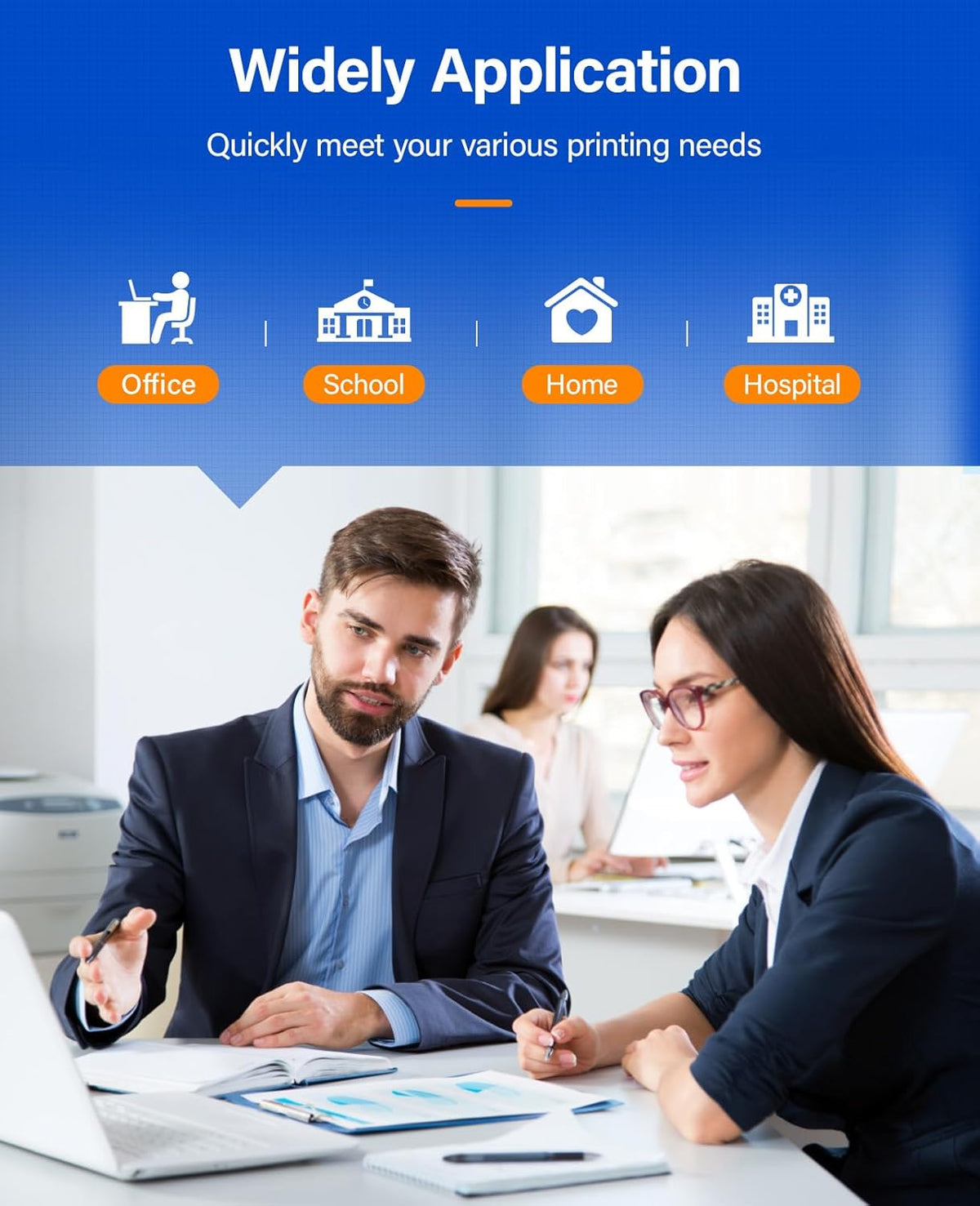 MLT-D104S Toner Cartridge Black 2-Pack High-Yield Replacement for Samsung MLT-D104S D104S 104S Compatible with Samsung ML-1660 ML-1665 ML-1675 ML-1860 ML-1865W SCX-3200 SCX-3205 SCX-3217 Laser Printer
