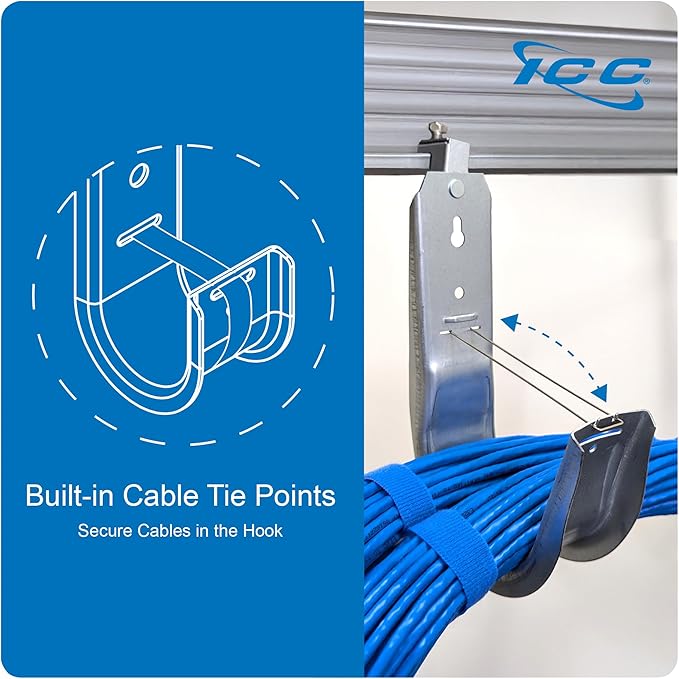 ICC J-Hook in 25 Pack (Beam Clamp, 3/4 in)