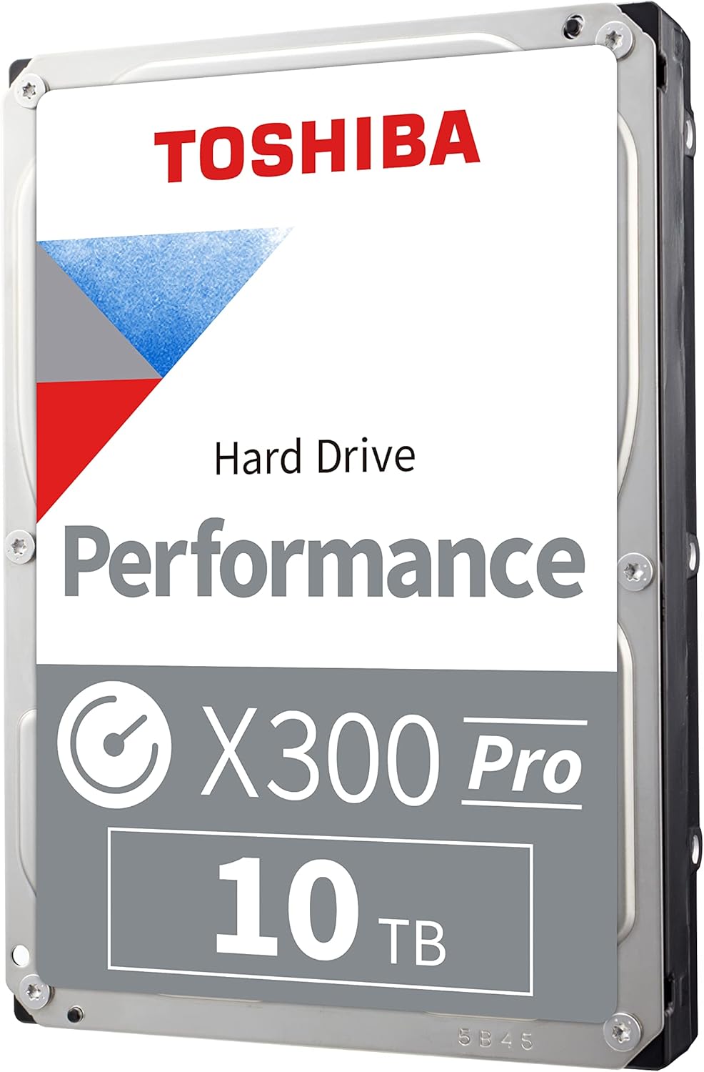 Toshiba X300 PRO 10TB High Workload Performance for Creative Professionals 3.5-Inch Internal Hard Drive – Up to 300 TB/Year Workload Rate CMR SATA 6 GB/s 7200 RPM 512 MB Cache - HDWR71AXZSTB