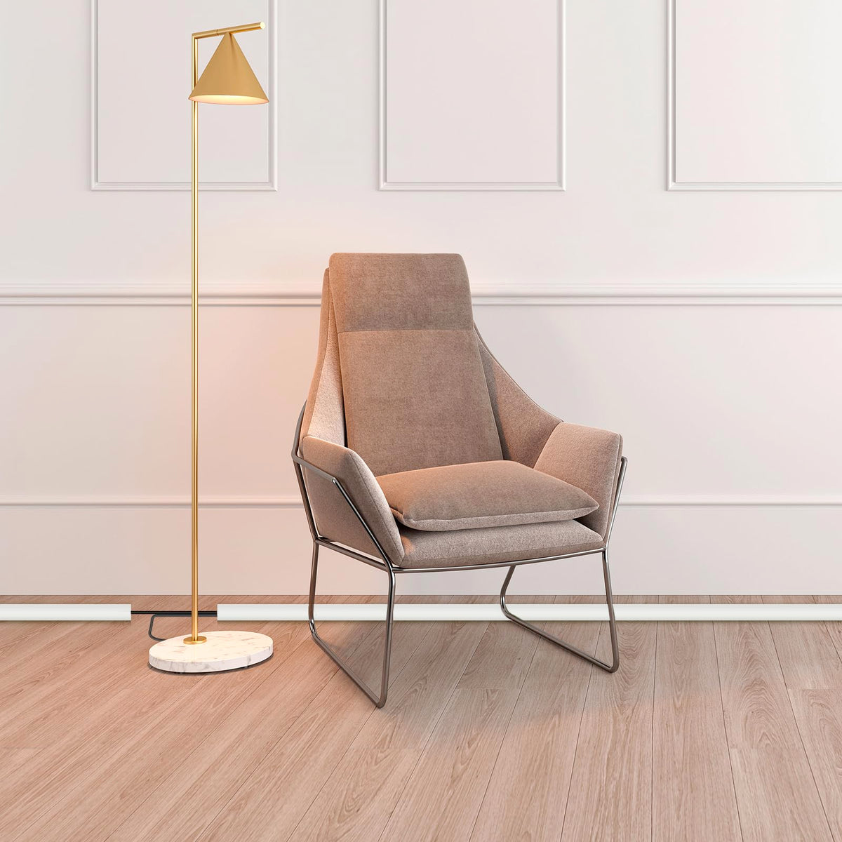Floor Cord Cover Cable Cavity Self Adhesive Cord Hider Floor 10FT Floor Cable Management Power Cord Protector Floor Electric Cord Covers for Offices, Gym, Exhibitions (Beige, 1.18" x 10')