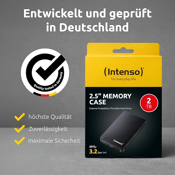 Intenso Memory Case 2TB Schwarz