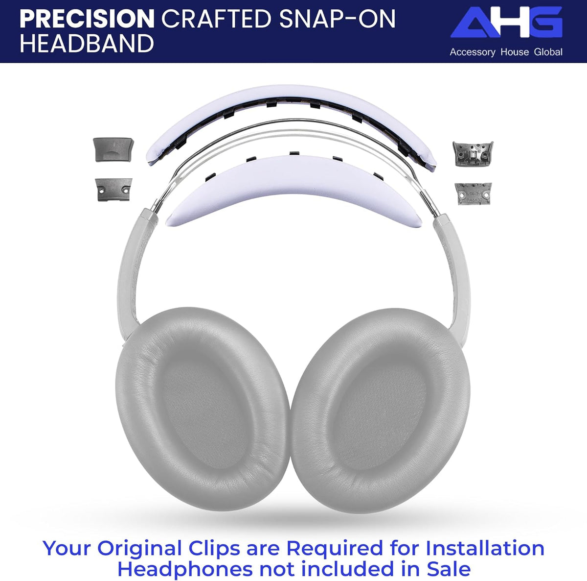 Replacement QC Ear Pad and Headband Pad Kit Cushion. Compatible with Bose QuietComfort (2023) QC45 QCSE QC35 II Wireless Noise Cancelling Headphones (Lilac) Easy DIY Fit