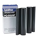 Brother PC202RF Thermal Transfer Refill Roll, Black, 2/PK - in Retail Packaging