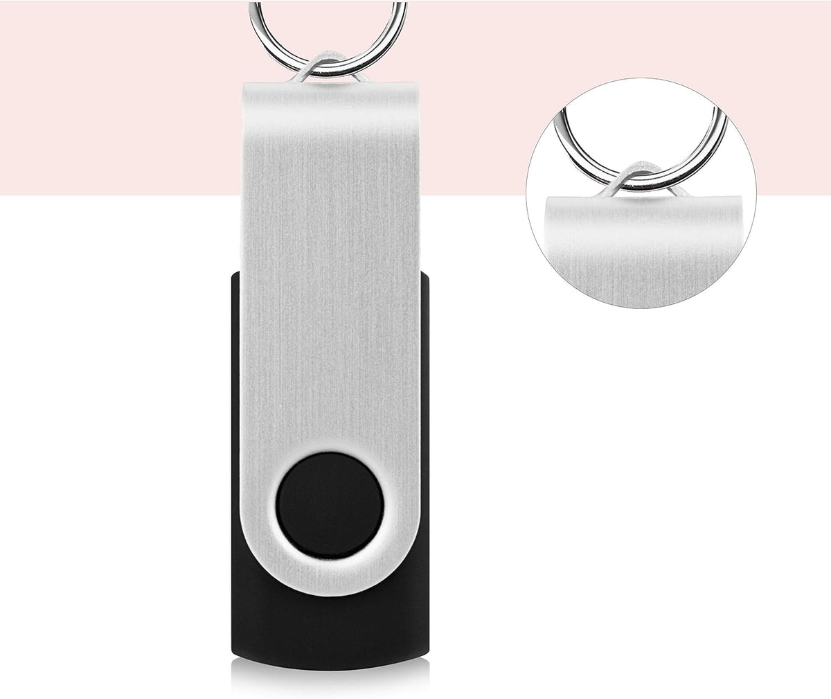 2 GB Flash Drives KOOTION 20 Pack USB 2.0 Flash Drives Wholesale Memory Stick Thumb Drives Jump Dive, Black