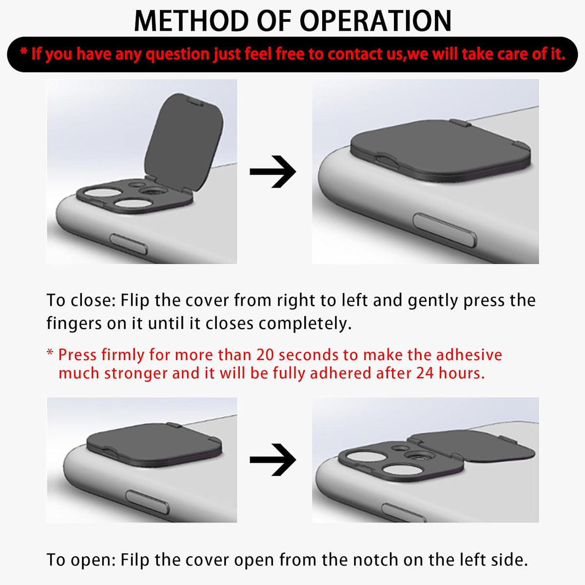 EYSOFT 16 16 Recognition2Pack Privacy Cover Compatible for iPhone Pro/iPhone Pro Max with Front Camera Cover,Protect