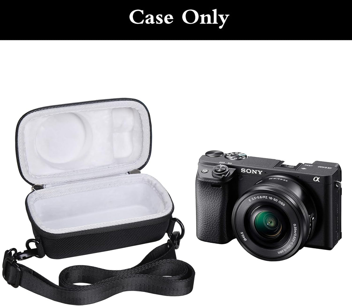 a6000 a6100 a6400 a6600 Aproca Portable Hard Protective Case, for Sony Alpha / / / Mirrorless Digital Camera
