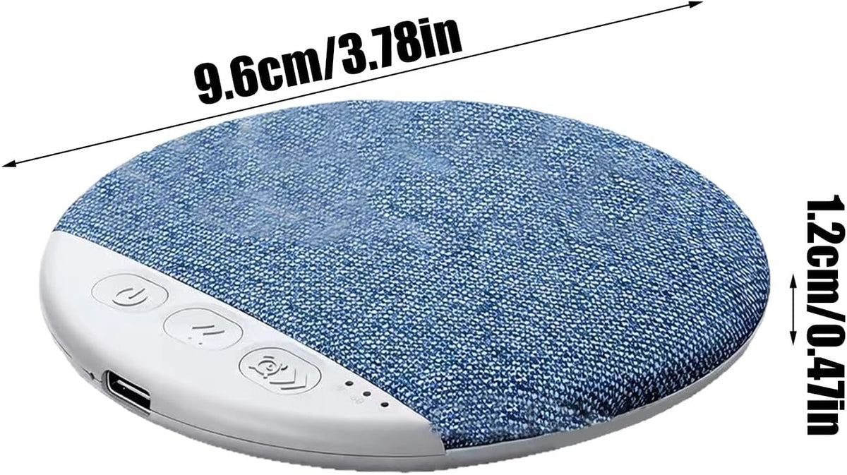 Generic Under Pillow Speaker for Sleeping, Rechargeable Wireless Sound Machine with Timer, Ultra Thin White Noise