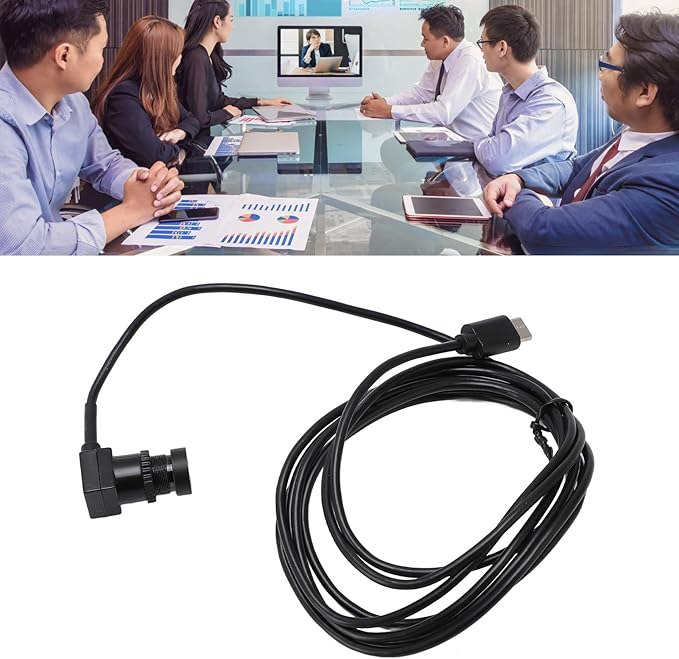 Middle Screen HD 1080p Webcam for Laptop 30FPS 1080P 1.5m Web Camera Plug and Play Fixed Focus USB Camera with Microphone for Smartphone Laptop