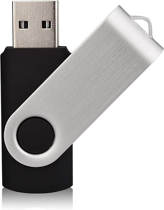 Aiibe 8GB USB Flash Drive Colorful 8G Memory Stick Thumbdrives 10 Pack (Mix Colors : Black Blue Red Green Orange White Yellow Pink Purple Silver)