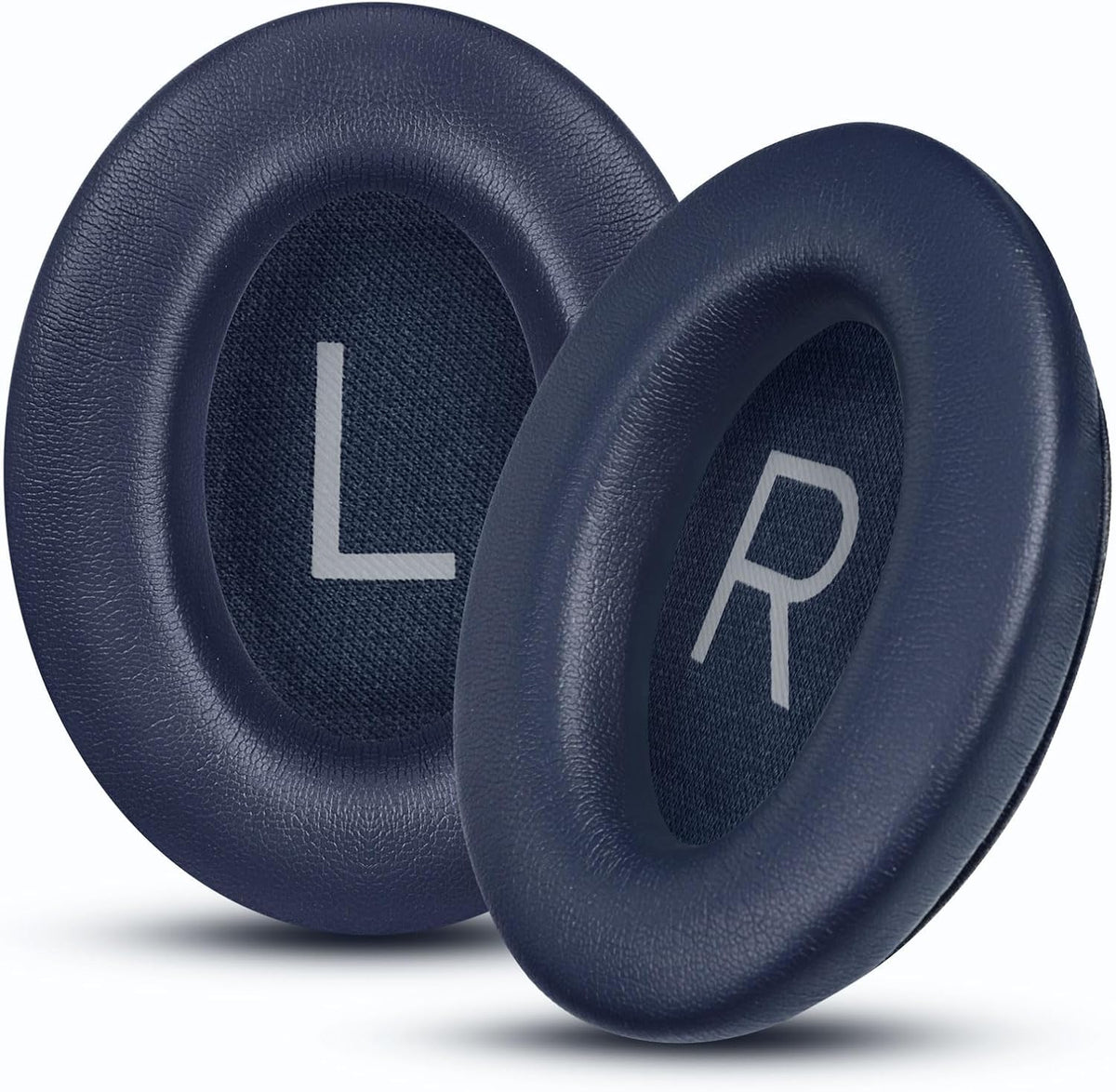 Headphones Replacement Ear Pads, Protein Leather earpad Cushions for Bose QuietComfort 45（QC45） Headphones, Softer Memory Foam - Navy Blue