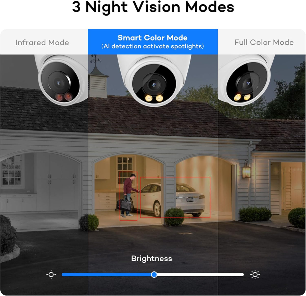 ONWOTE 16 Channel NVR PoE Security Camera System Wired, 12MP 4K 16CH Commercial NVR 4TB, Smart AI Color Night, 12x 6MP 122° Outdoor Audio IP Cameras, 12x Cables(Total 960ft), CCTV for Businesses Home