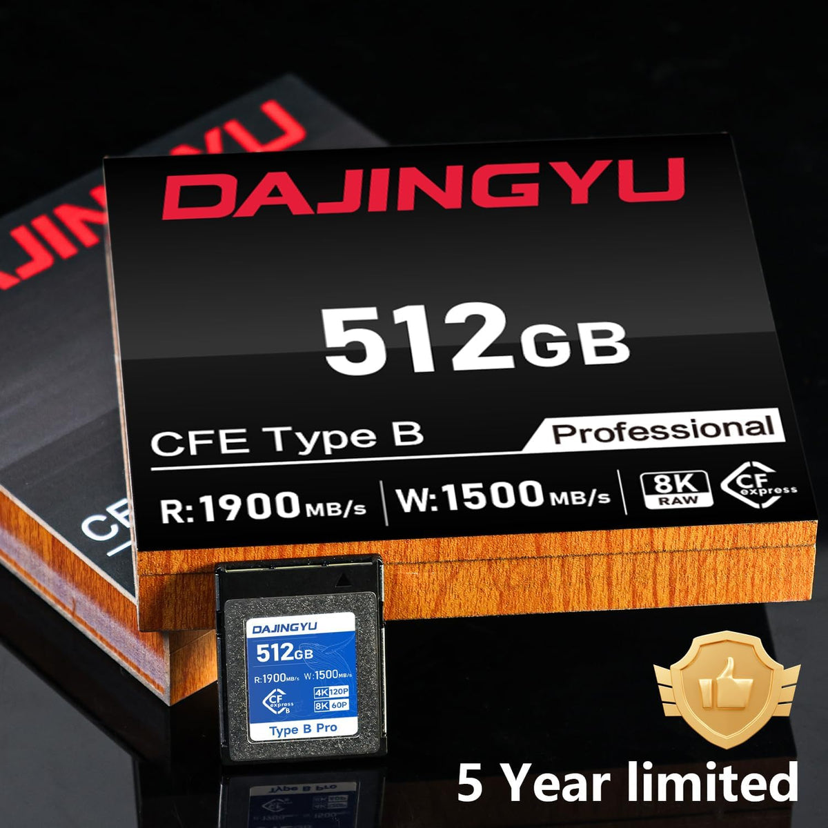 512GB CFexpress Type B Memory Card VPG400 Up to 1900/1500 MB/s Read/Write- Shooting Video and Photo in up to 8K RAW Compatible with Nikon Canon panasonic Fujifilm Camera