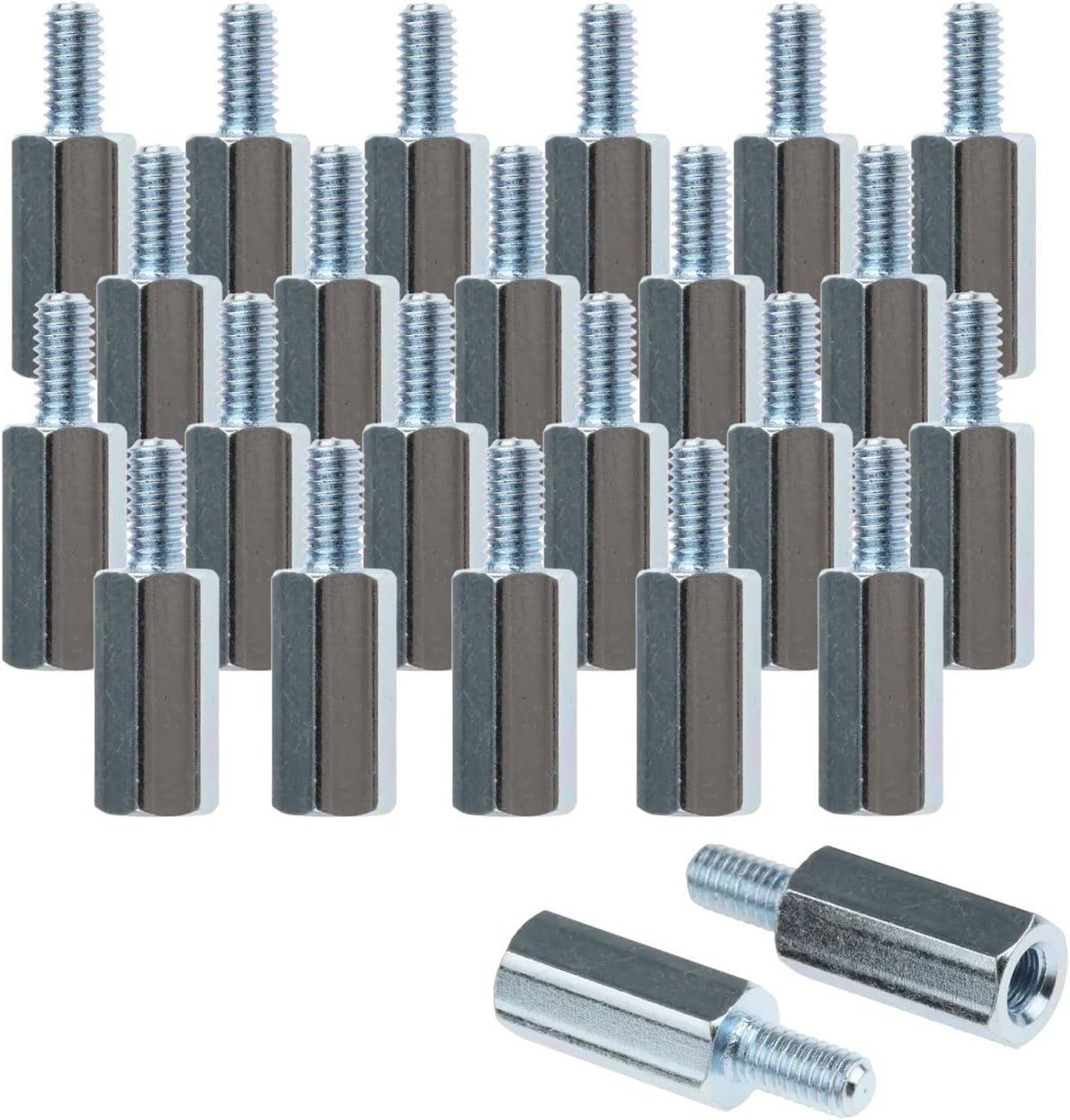 Kado Wall Mount Spacer Adapter Set for Desktop/Portable Monitor, 64pcs M4x14mm Hex Stainless Steel Standoff Spacer Screw Nut Bolt Motherboard Prototyping Accessories for PCB, Computer & Circuit Board