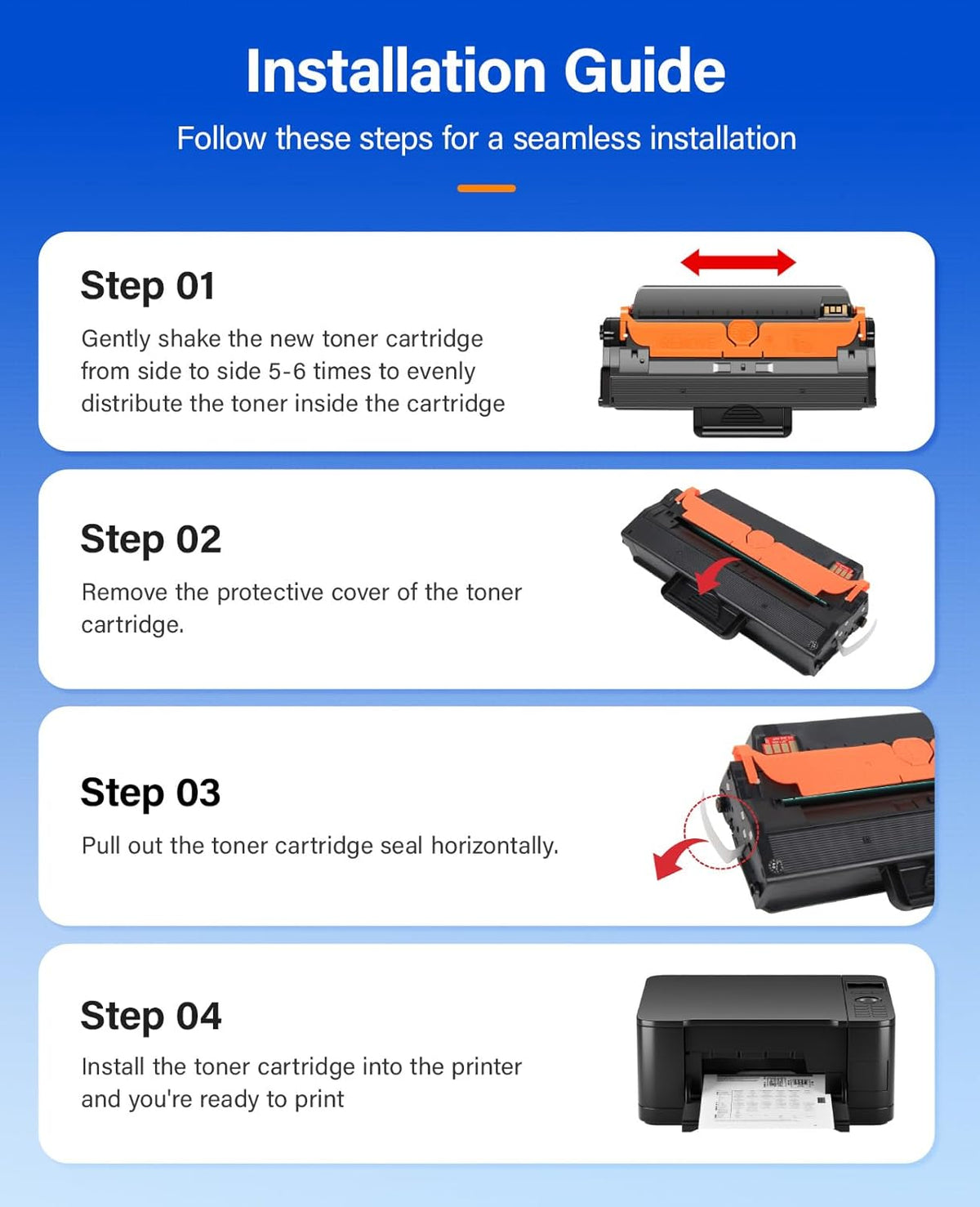 MLT-D115L 115L Toner Cartridge Black 2-Pack High-Yield Replacement for Samsung MLT-D115L D115L 115L Compatible with Samsung Xpress SL-M2870 SL-M2880FW SL-M2670FN SL-M2830DW SL-M2820 SL-M2820ND Printer