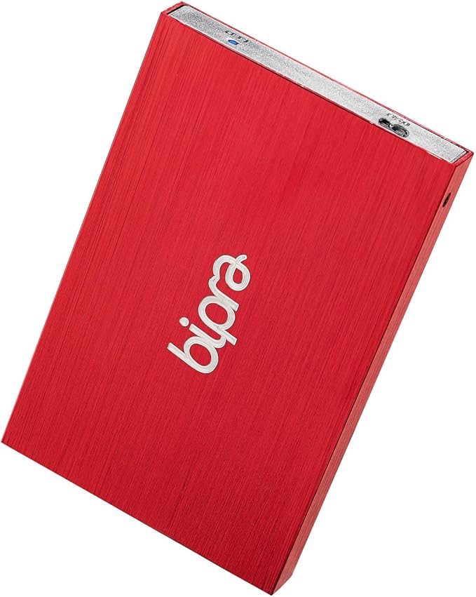 B:Drive B3 500GB USB 3.0 2.5 inch NTFS Portable External Hard Drive - Red