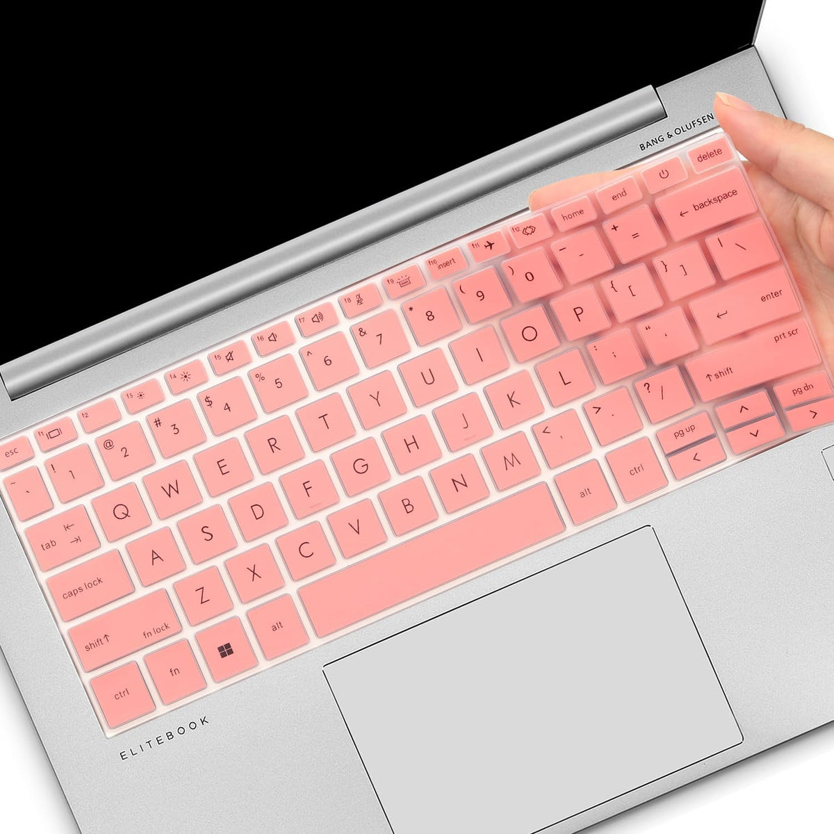 Keyboard Cover for HP EliteBook 830 835 840 845 1040 G9 G10 2023 2022 13.3 14 inch Laptop Accessories Keyboard Protective Skin (Not fit The 830/840/845/1040 G8 G7 G6 G5 G4 G3)-Pink