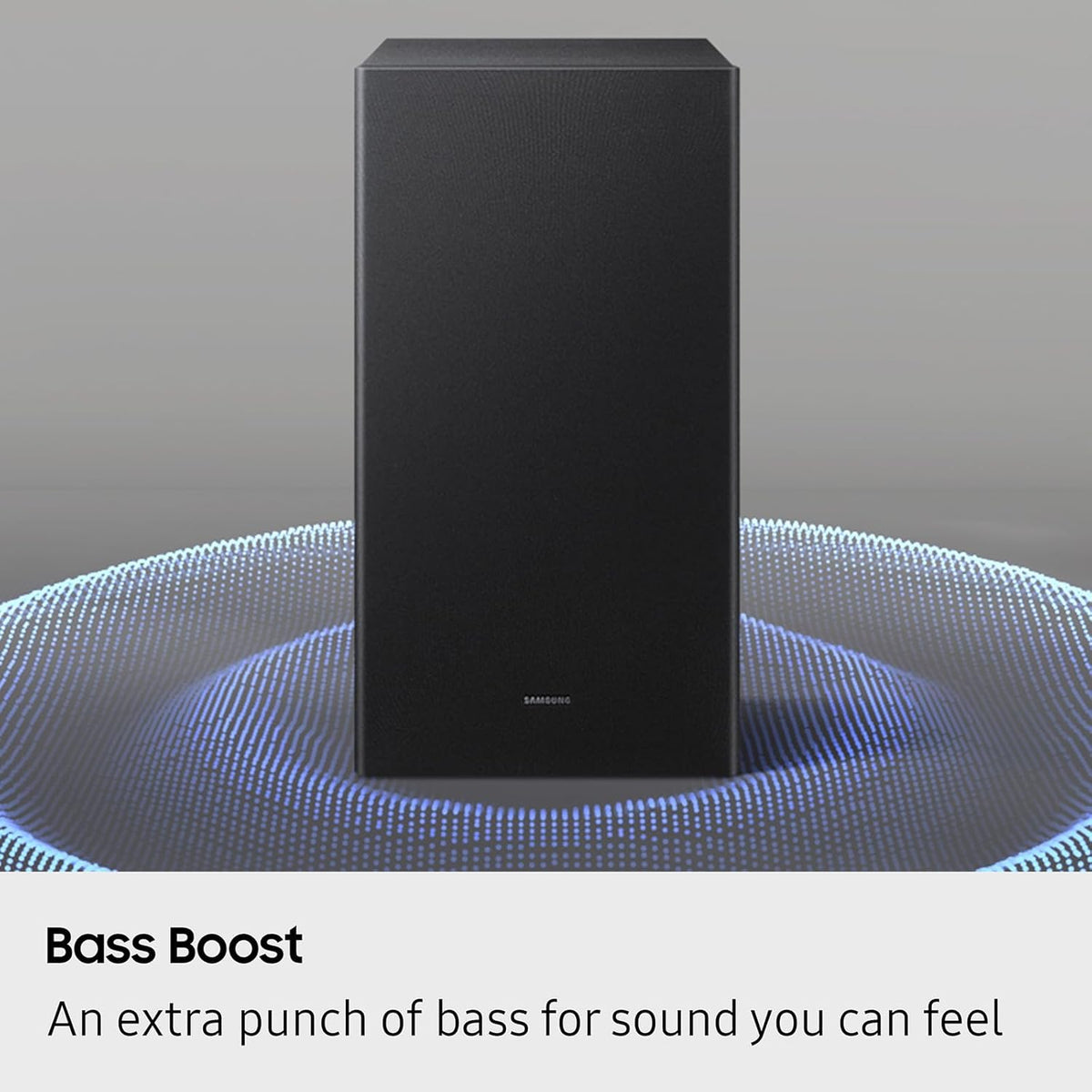 Samsung B-Series Soundbar HW-B550F 2.1 ch DTS Virtual:X Soundbar with Subwoofer (2025 Model) Voice Enhance Mode, Bass Boost, Adaptive Sound