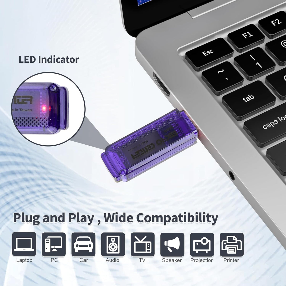 INLAND Micro Center Super Speed 64GB 2-Pack Ultra Flash Drive USB 3.0/USB 3.1 Gen1 Memory Stick with Keychain Thumb Drive Photo Stick Jump Drive