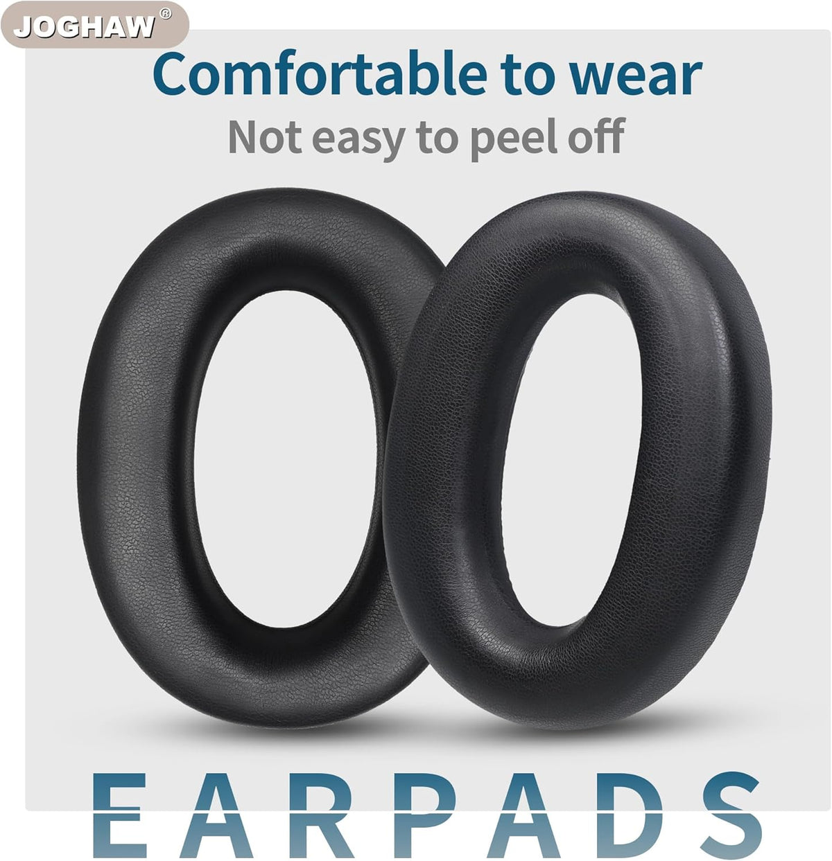Replacement Ear Pads for Headphones - Compatible for Sony MDR-1000x/WH-1000xm2 | Premium Protein Leather Cushions with Soft Memory Foam for Comfort - Black