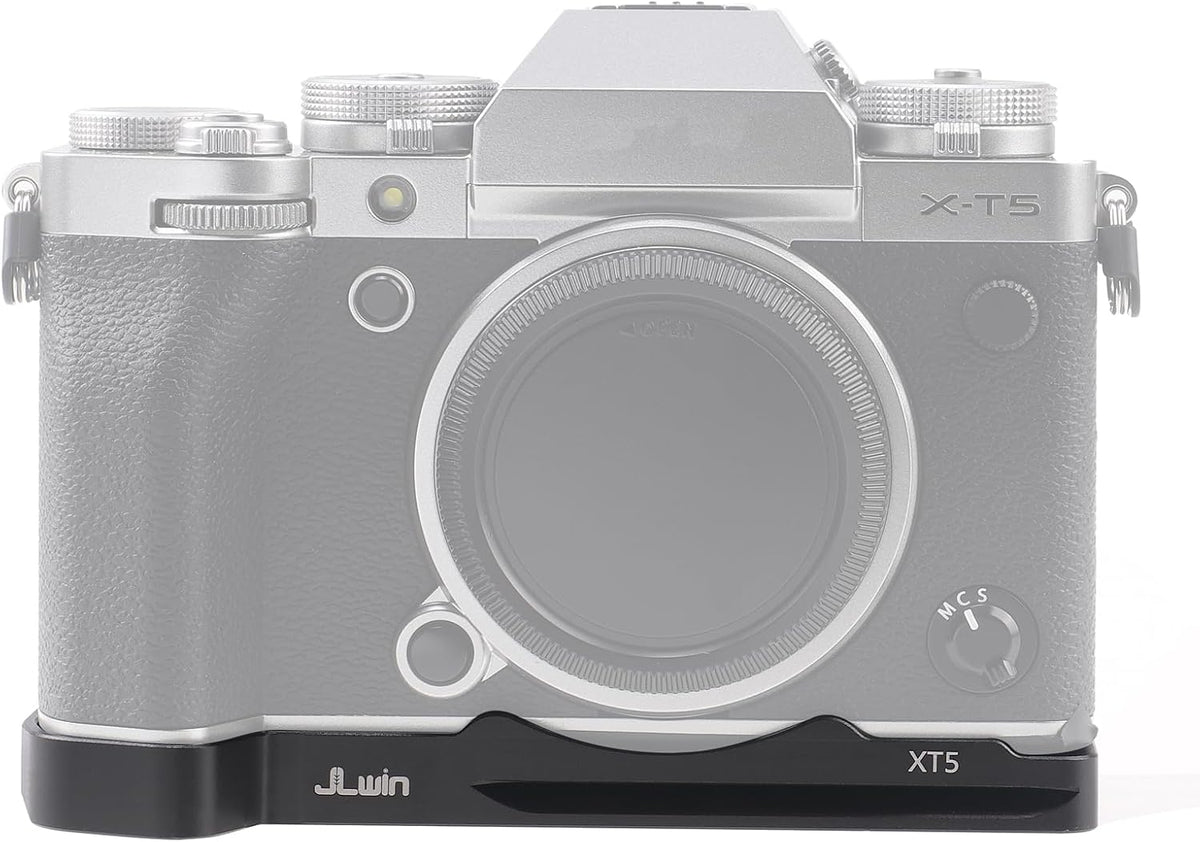 FocusFoto X-T5 Quick Release Baseplate QR Plate Mount for Fujifilm Fuji Mirrorless Camera, Compatible with Arca-Swiss