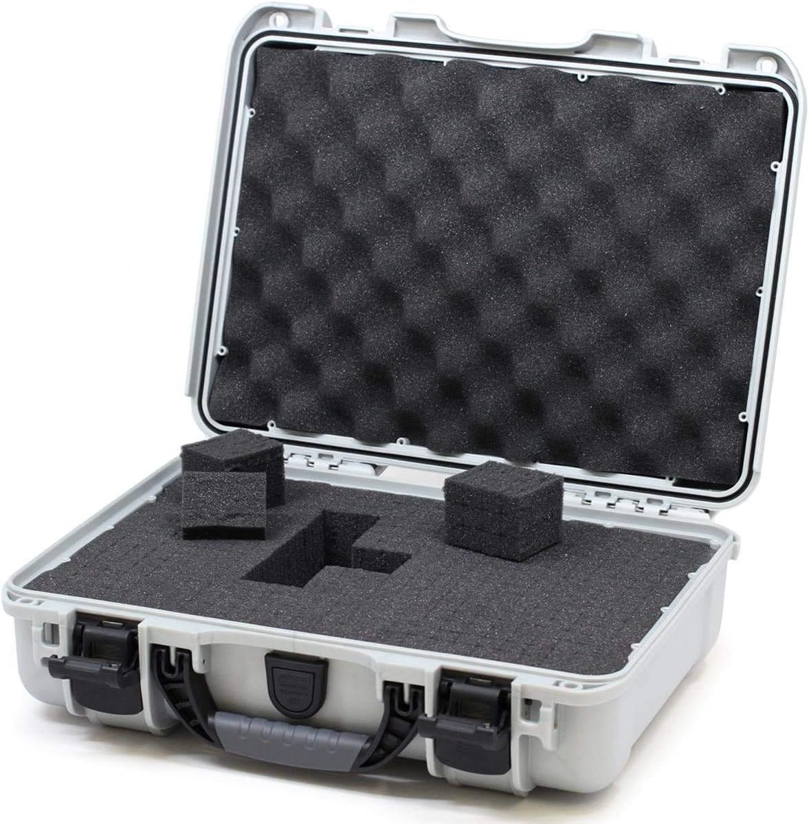Nanuk 910 Waterproof Hard Case with Foam Insert - Silver