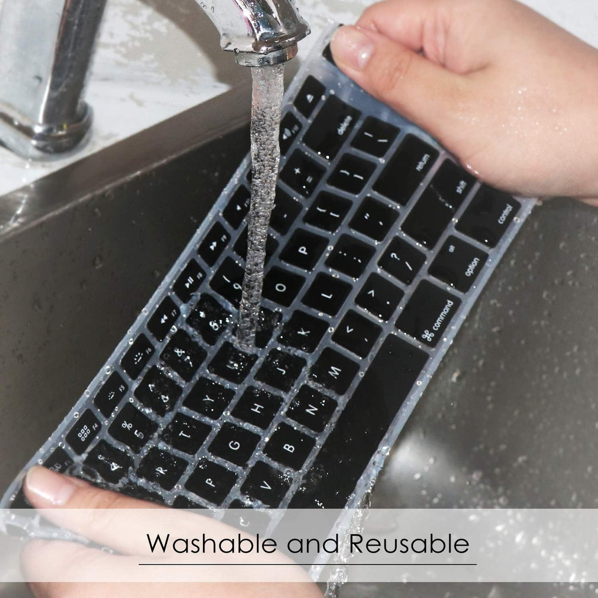 Allinside Black Keyboard Cover for iMac USB Keyboard A1243 MB110LL/B