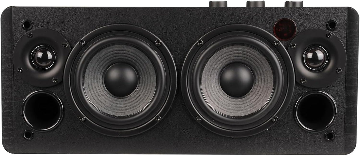 Edifier D12 Integrated Desktop Computer Speakers with Bluetooth 5.0, Wireless Stereo Tabletop Speaker 70 Watts RMS with Subwoofer Line Out, RCA, Aux Input for PC Monitor Laptop -Black