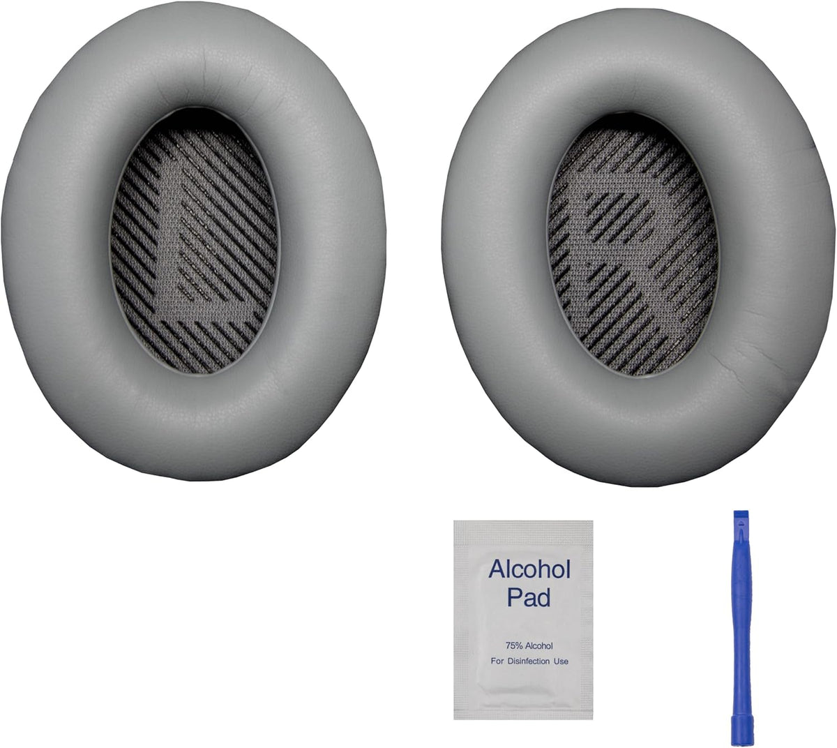 Replacement Ear Pads - Compatible with QuietComfort 35 & QC35 ii Headphones,Soft Protein Leather, Premium Noise Cancelling Earpads, Durable & Comfortable Ear Cushions (QC 35-Gray)