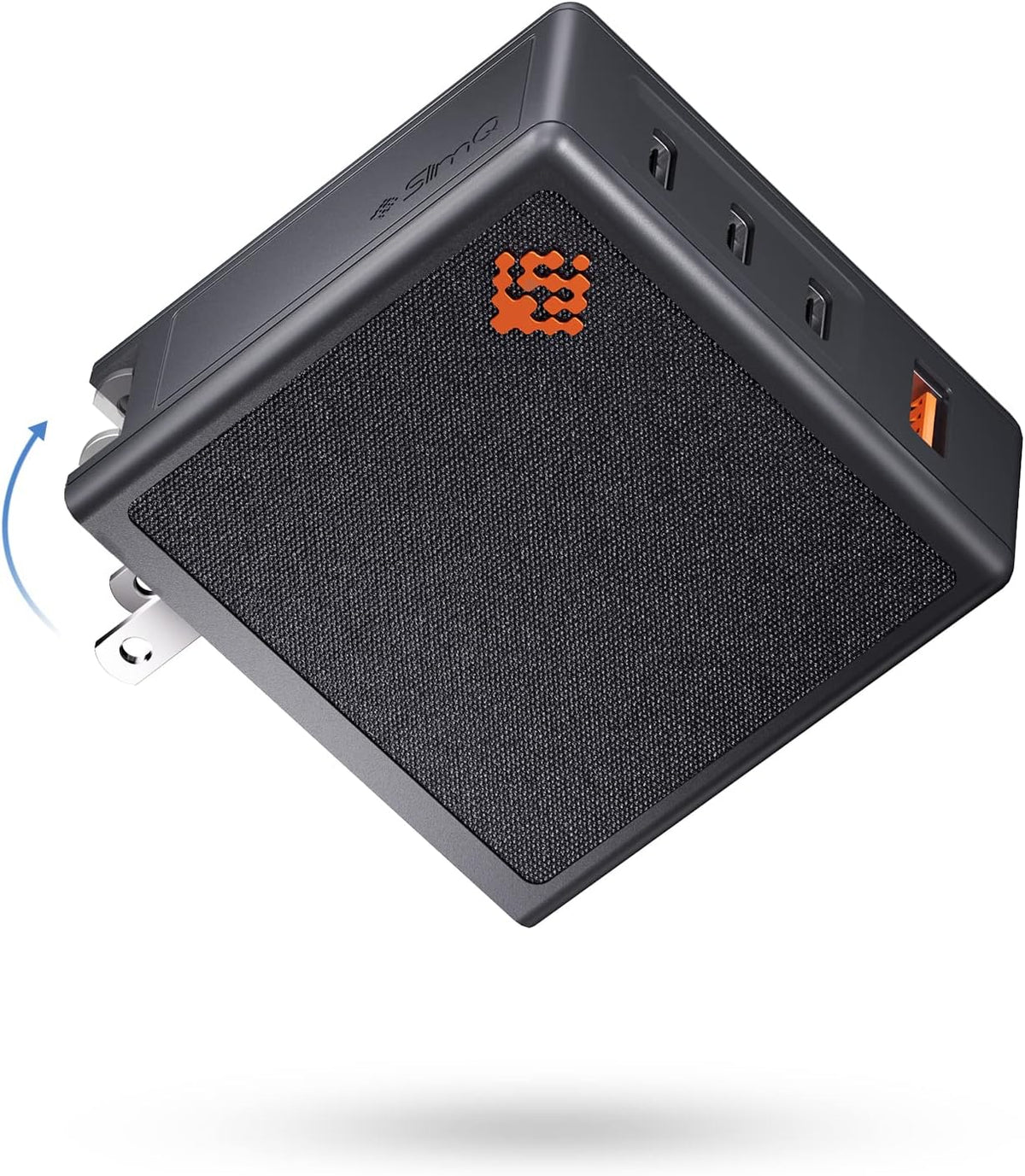 SlimQ 100W USB C Charger PD3.0 Quick Charging Station Block USB Type C Wall Foldable Plug Travel Adapter Fast Charger