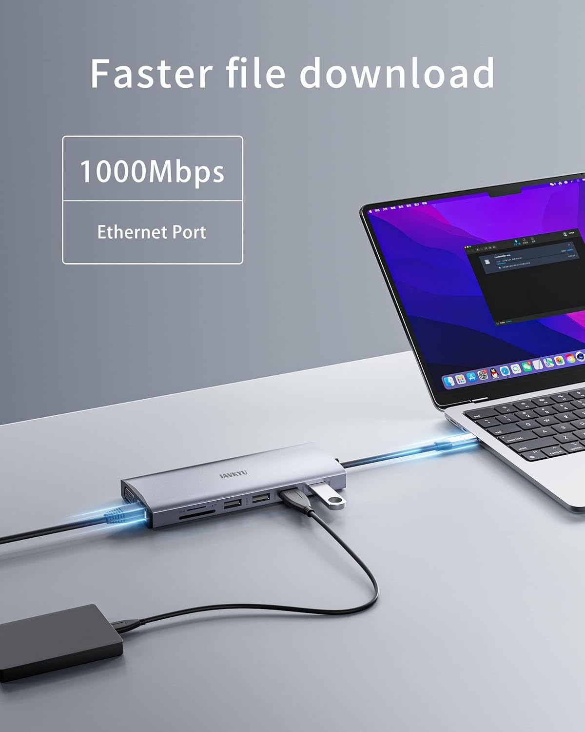 USB C Docking Station 4 Monitor,14 in 1 Laptop Docking Station 3 Monitor Quad Display USB C Hub Multiport Adapter with 2HDMI 4K+DP+VGA+Ethernet+6USB+100W PD+SD/TF+Audio,USBC Dock for Windows Laptop
