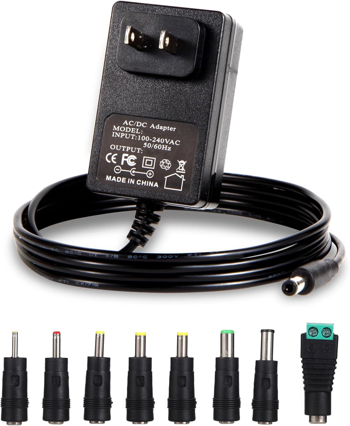 FSQWUR 6V 6Volt 6V 8 100mA 300mA 400mA 500mA 600mA 700mA 800mA 900mA 1000mA 1500mA 2000mA Power Supply AC Adapter DC
