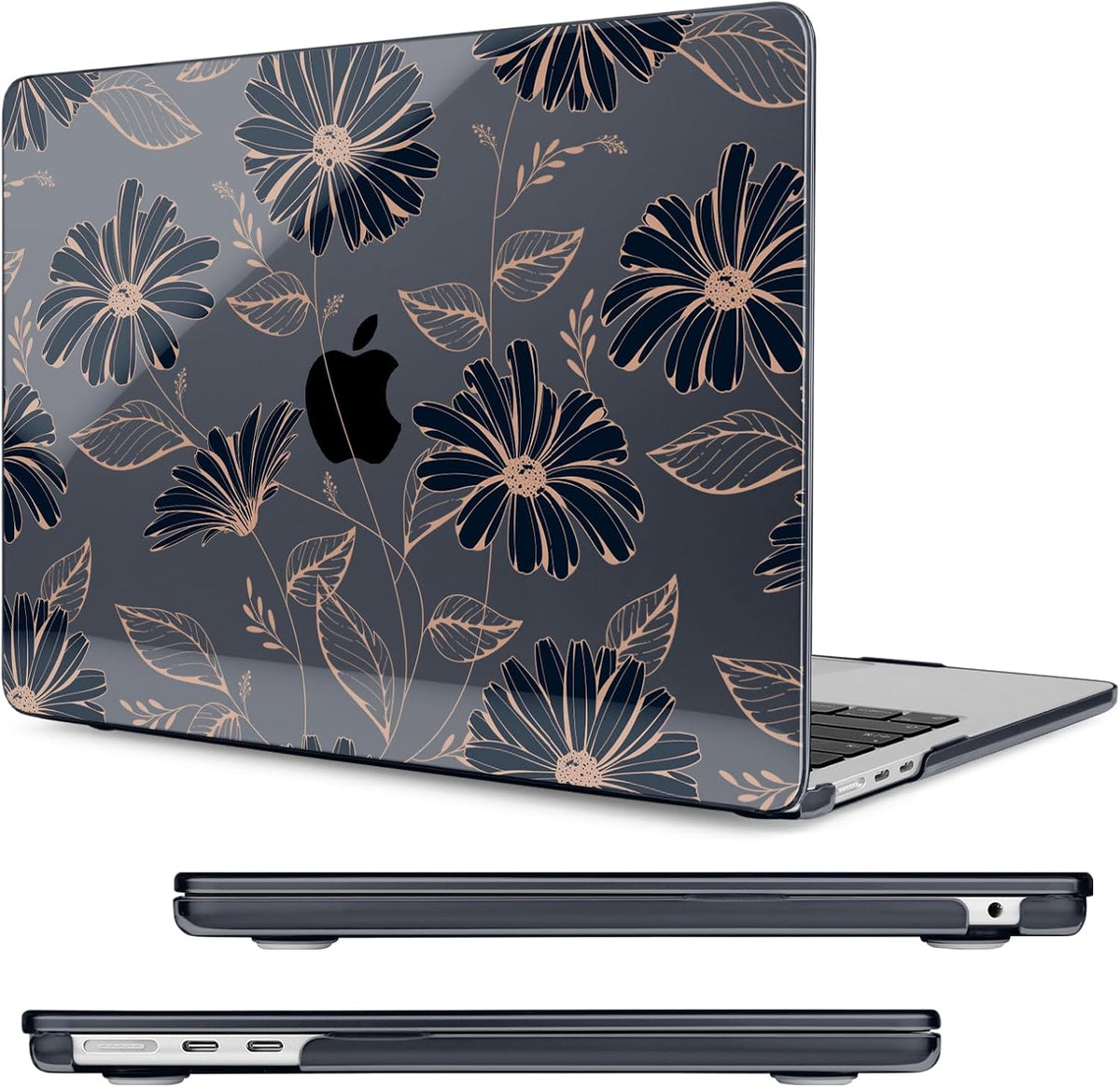 Compatible with MacBook Air 15 inch Case, M4 A3241/M3 A3114/M2 A2941 (Released 2025 to 2023), Hard Shell, Keyboard Cover, Screen Protector, Webcam Cover & Type-C Adapter, 016