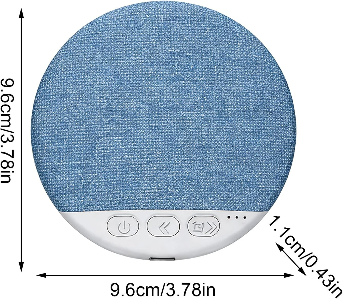 Generic Pillow Speaker - Sleep Headphones with White Noise Timer | for Bed Bedroom Bedside Meditation Home Hotel