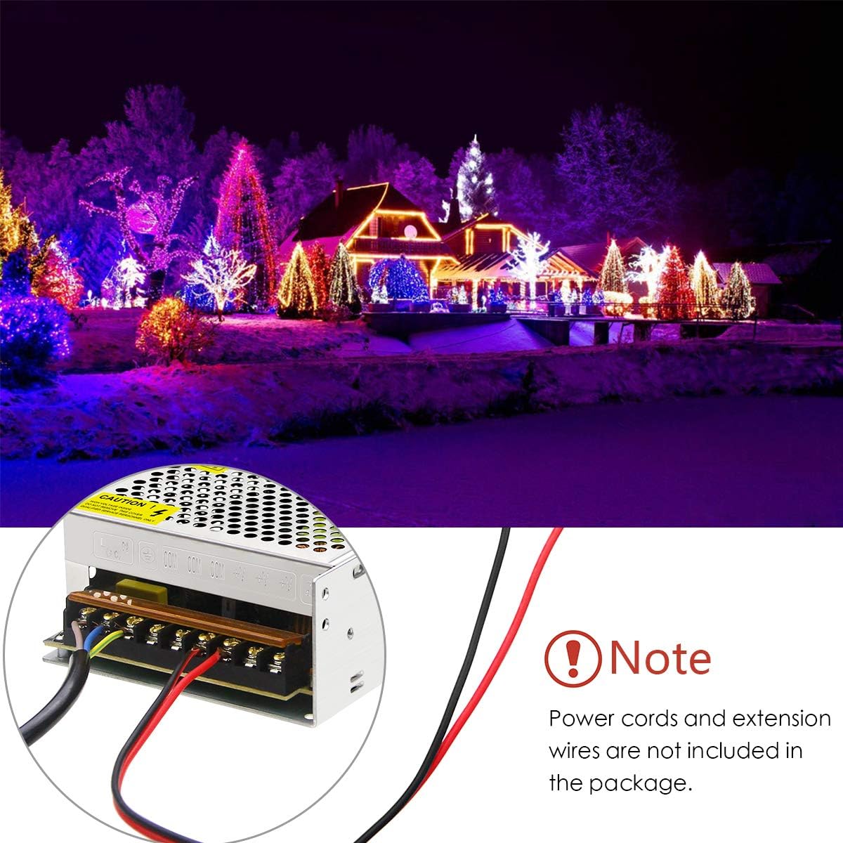 Aclorol 5V 40A 200W 110V 220V 5V 40amp WS2812B WS2813 2812 Power Supply / AC to DC Universal Power Converter