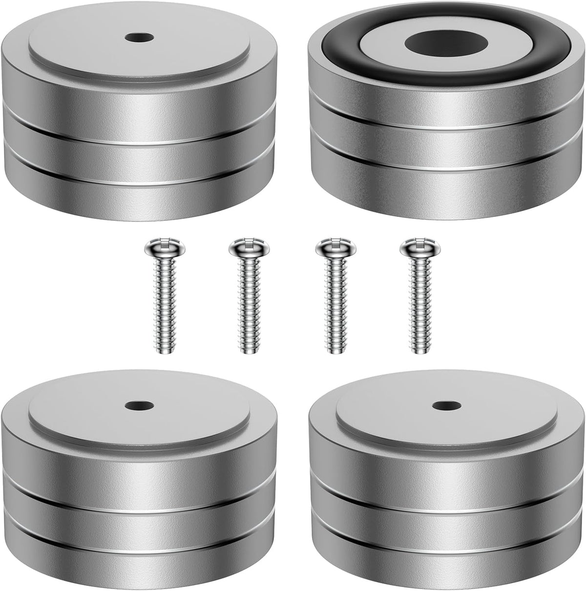 4 Sets Spikes,40x20mm,Shockproof Tertullus High-End HiFi Aluminum Speaker Feet, Shock Base Pad Stand Pad for HiFi