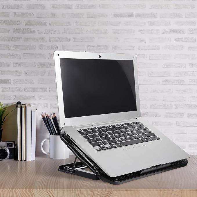 BESPORTBLE Laptop Cooling Rack and Heat Dissipation Stand for Notebooks Practical Cooling Pad with Adjustable Support for Office and Home Use Compatible with Multiple Laptop Models