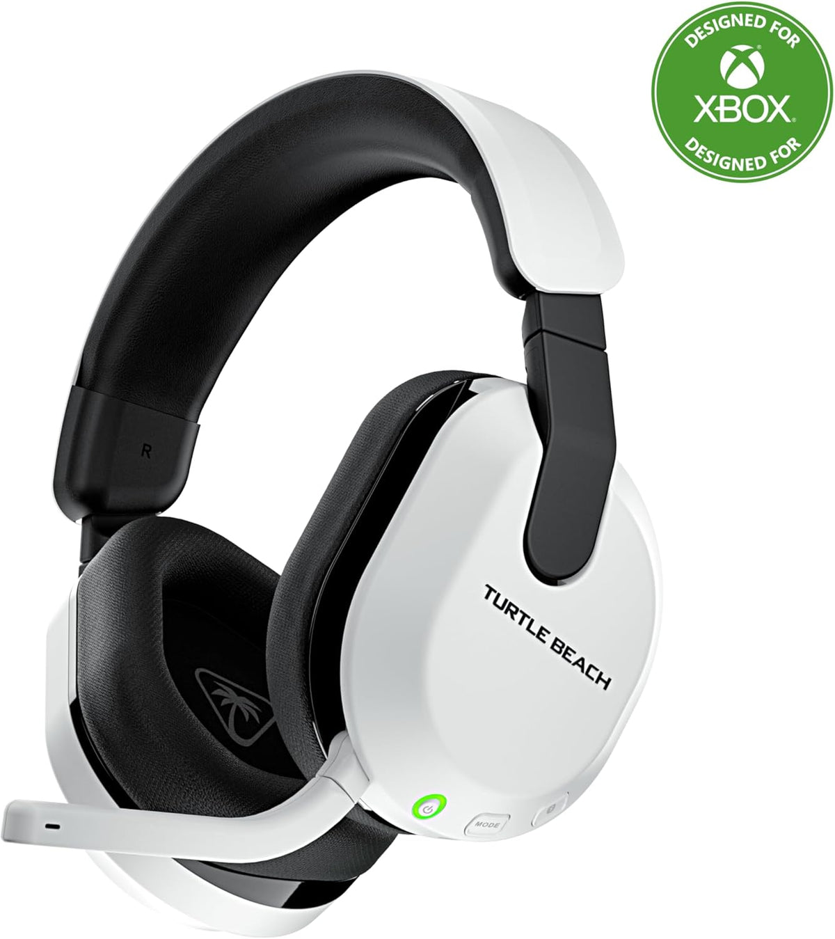 Turtle Beach Stealth 600 Wireless Multiplatform Amplified Gaming Headset for Xbox Series X|S, Xbox One, PC, PS5, PS4, & Mobile – Bluetooth, 80-Hr Battery, Noise-Cancelling Mic – White