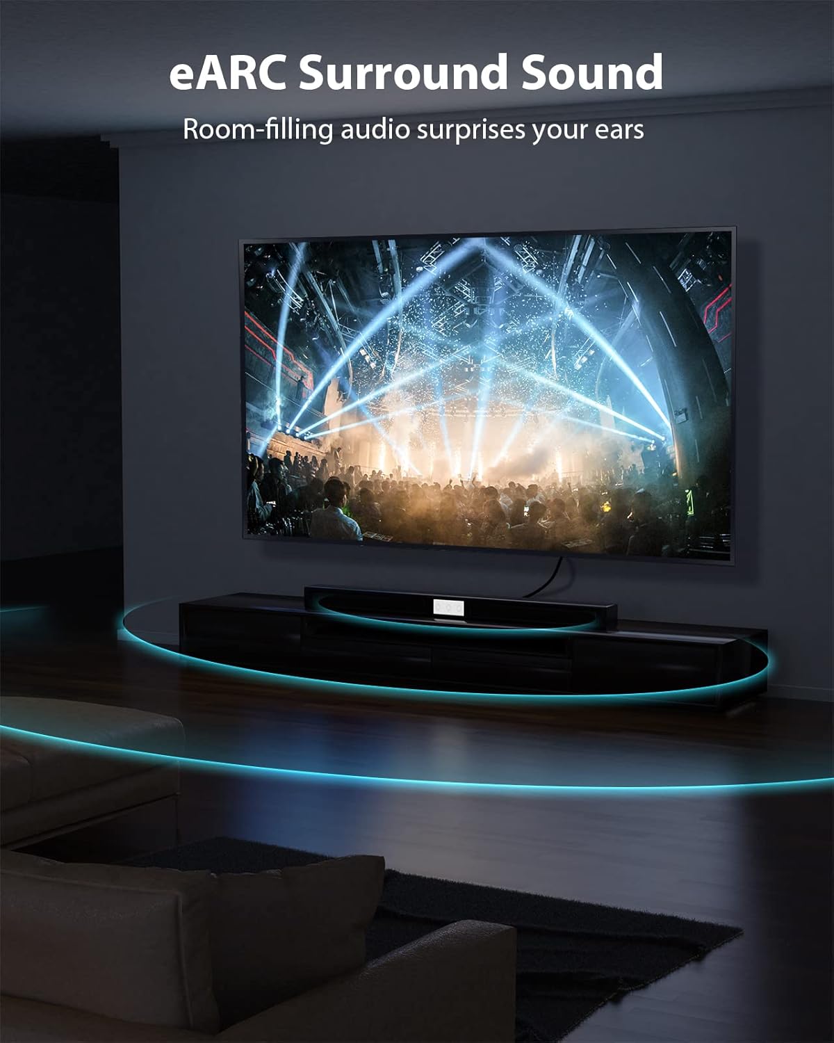 8K 5FT, 48Gbps 2.1a 4K@120Hz 8K@60Hz, PS5, 4K, Dolby Stouchi HDMI Cable for Soundbar Ultra High Speed HDMI Cord