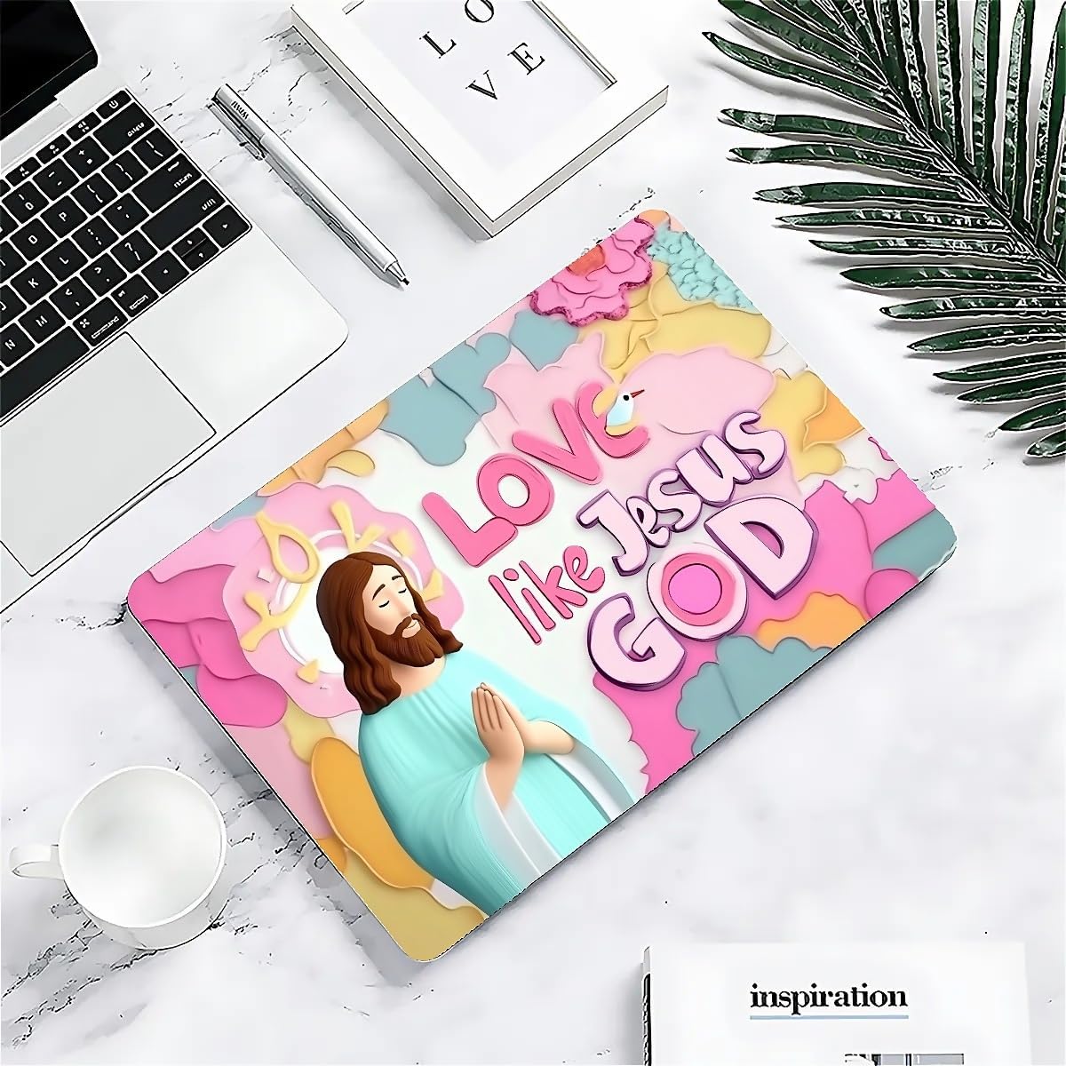 Compatible with MacBook Air 13.3 13.6 Inch Case 2022 2021 2020 2019 Plastic Hard Shell Case Cover,13.6 Air (A2681) M2 2022, Jesus
