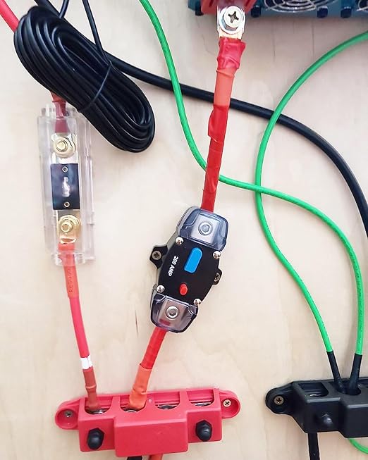 BULVACK 60A Resettable Circuit Breaker - 60 Amp Self Recovery with Manual Reset Button for Car Audio & Amps Protection